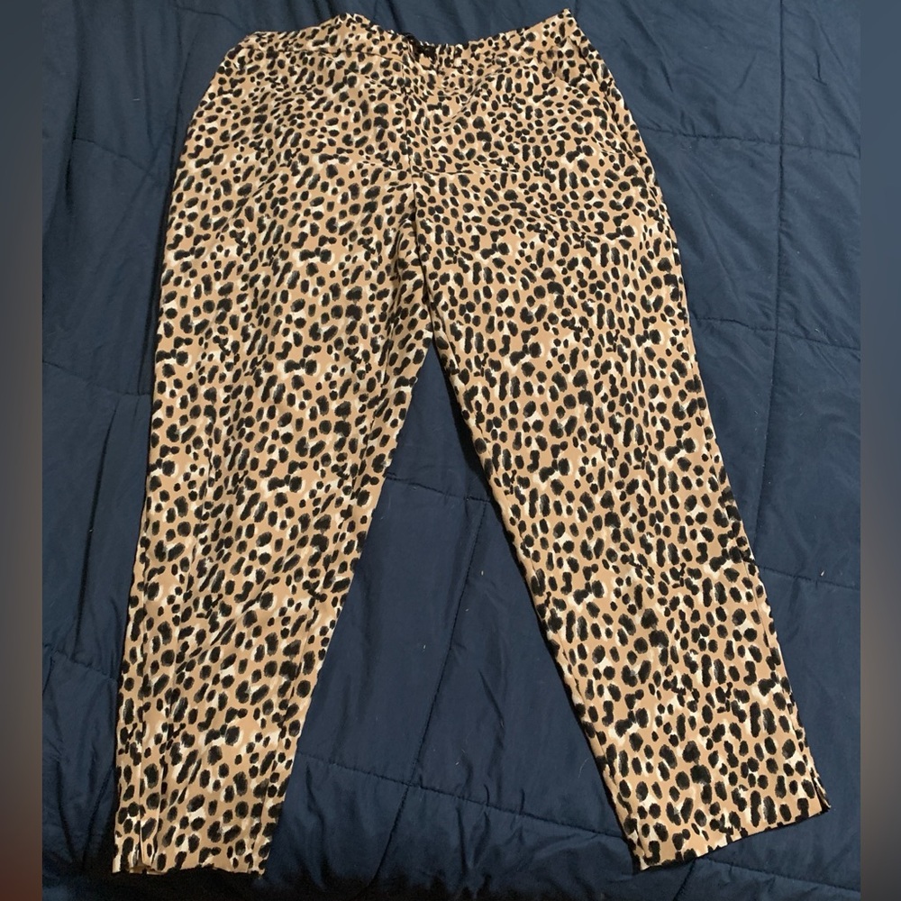 Banana republic Womens animal print pant sz 16